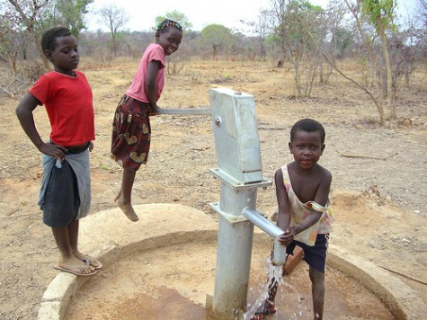 New bore hole Mukuni Zambia