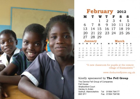 2012 Charity Calendar February
