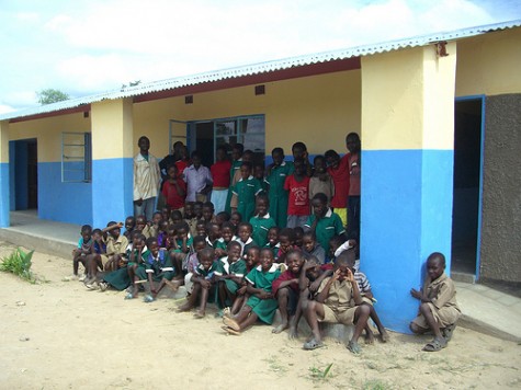 New school at Silelo, Zambia