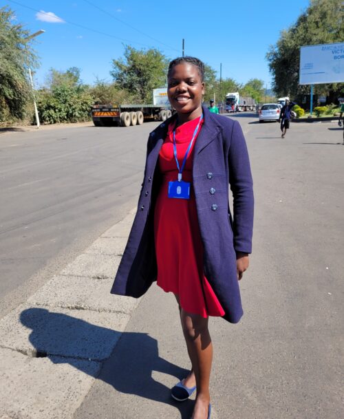 Young woman's successful after being sponsored by The Butterfly Tree has a career with a clearing agent.